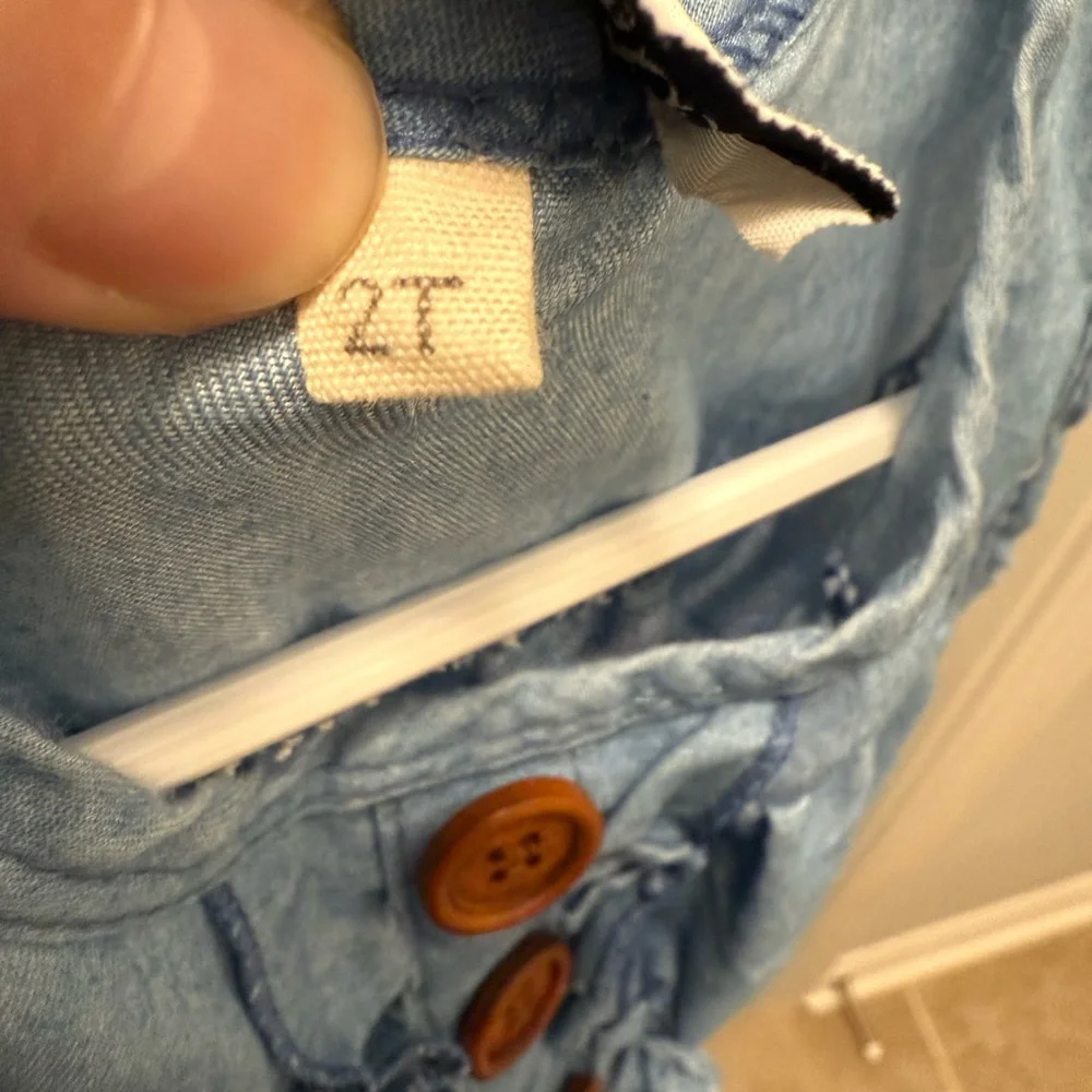 Wellie Kate Denim and Floral Kids Dress